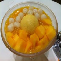 冰淇淋芒果撈