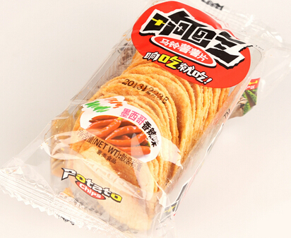 響吃馬鈴薯片