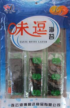 味逗海苔休閑食品代理加盟高質(zhì)量產(chǎn)品