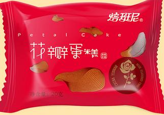 休閑食品代理加盟優(yōu)勢廠商產(chǎn)品焙班尼花瓣蛋糕