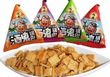 膨化食品加盟排行榜優(yōu)勢廠商產(chǎn)品旭源酒鬼鍋巴