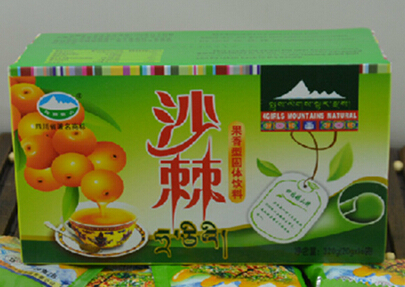 沙棘果香型固體飲料